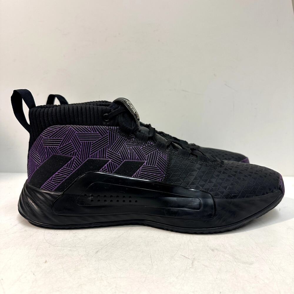 EUC adidas Dame 5 Marvel Black Panther Heroes Among Us Damian Lillard Wakanda 12